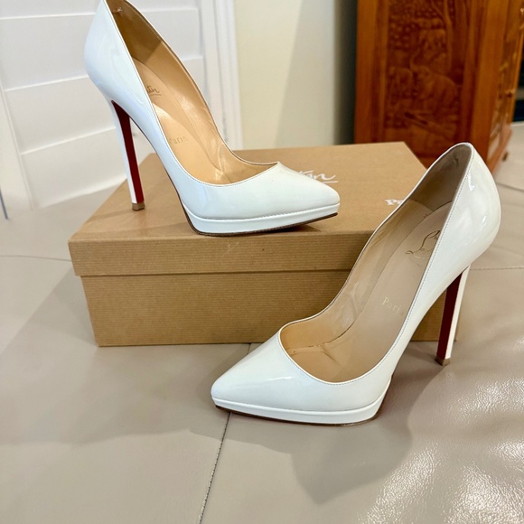 Christian Louboutin Pigalle Plato 140 Patent Calf - Picture 1 of 2
